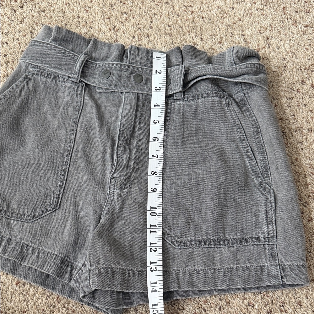 Madewell Charcoal High-Waisted Women's Shorts - Picture 9 of 10